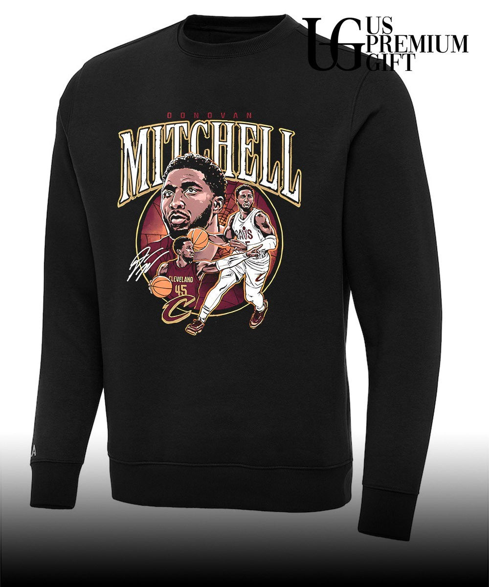 Donovan Mitchell Cleveland Cavaliers basketball Trio signature shirt