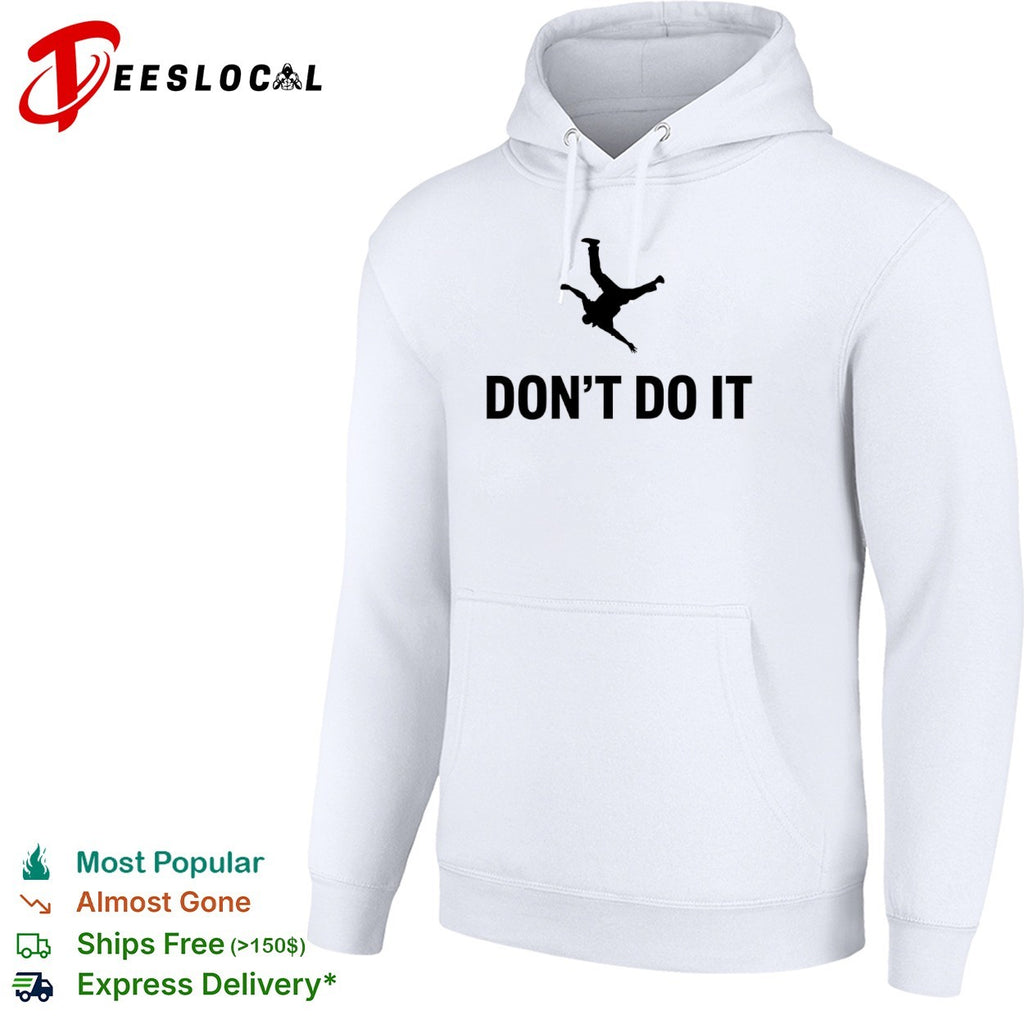 Don’t Do It Falling Man Silhouette minimalist shirt