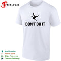 Don’t Do It Falling Man Silhouette minimalist shirt