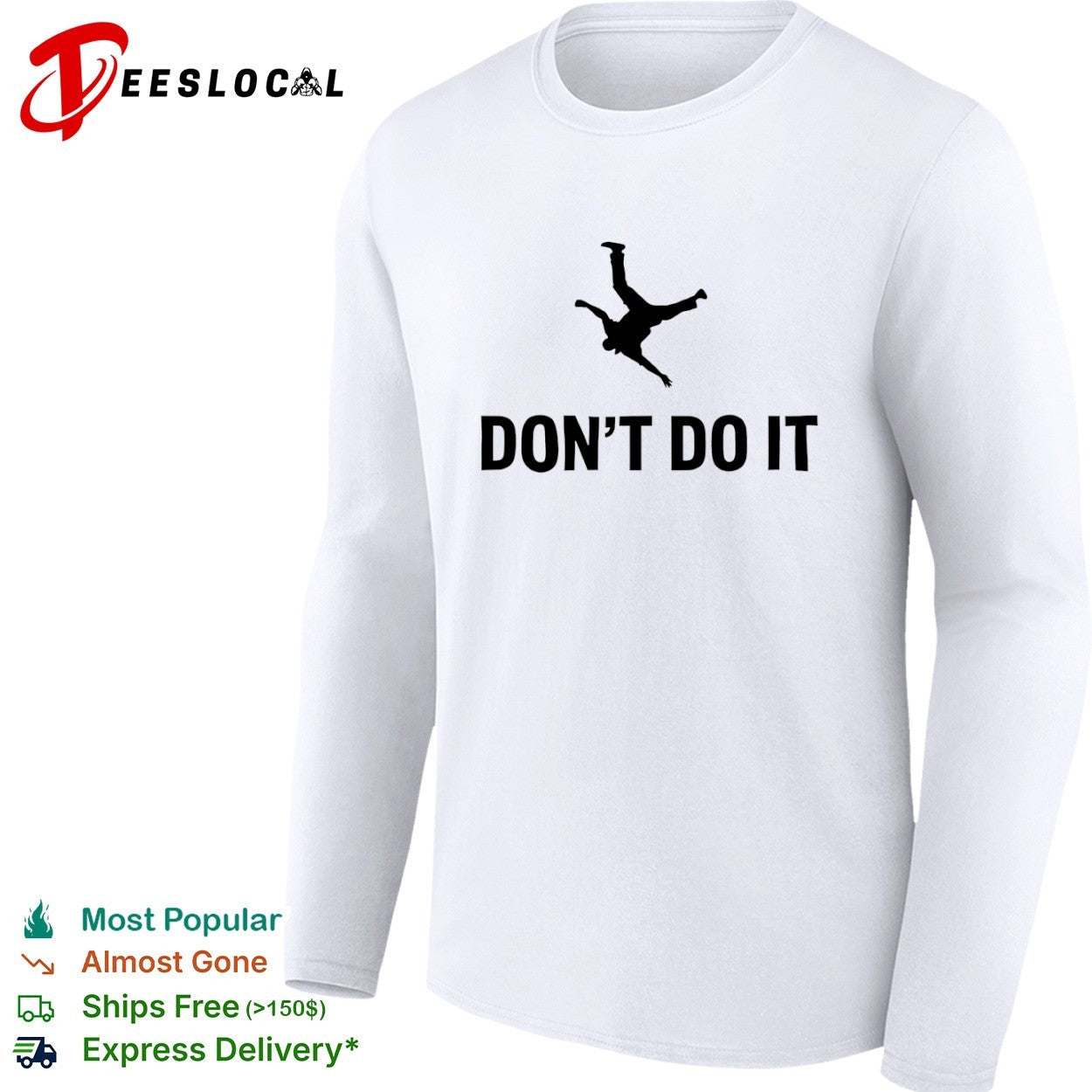 Don’t Do It Falling Man Silhouette suicide prevention shirt