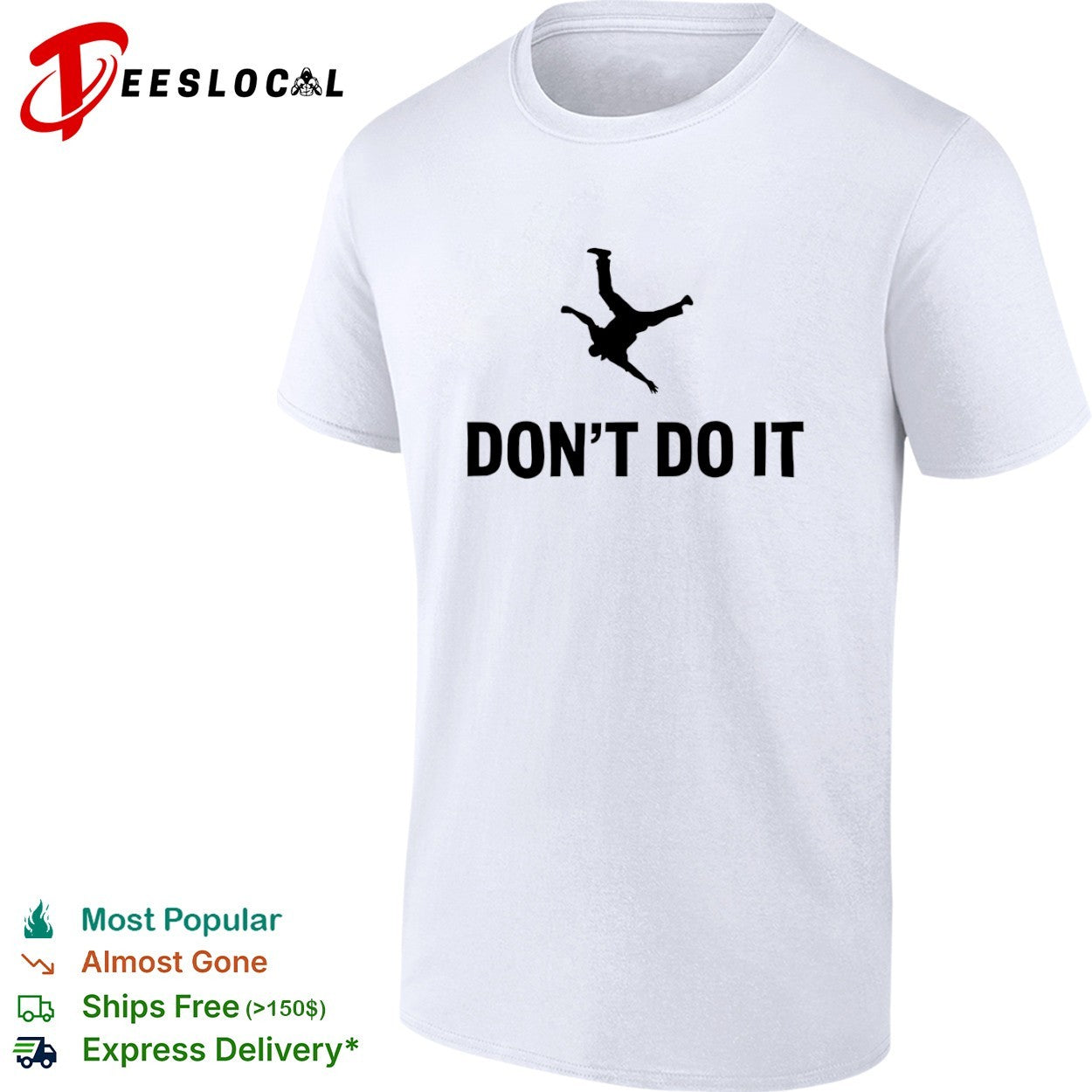 Don’t Do It Falling Man Silhouette suicide prevention shirt