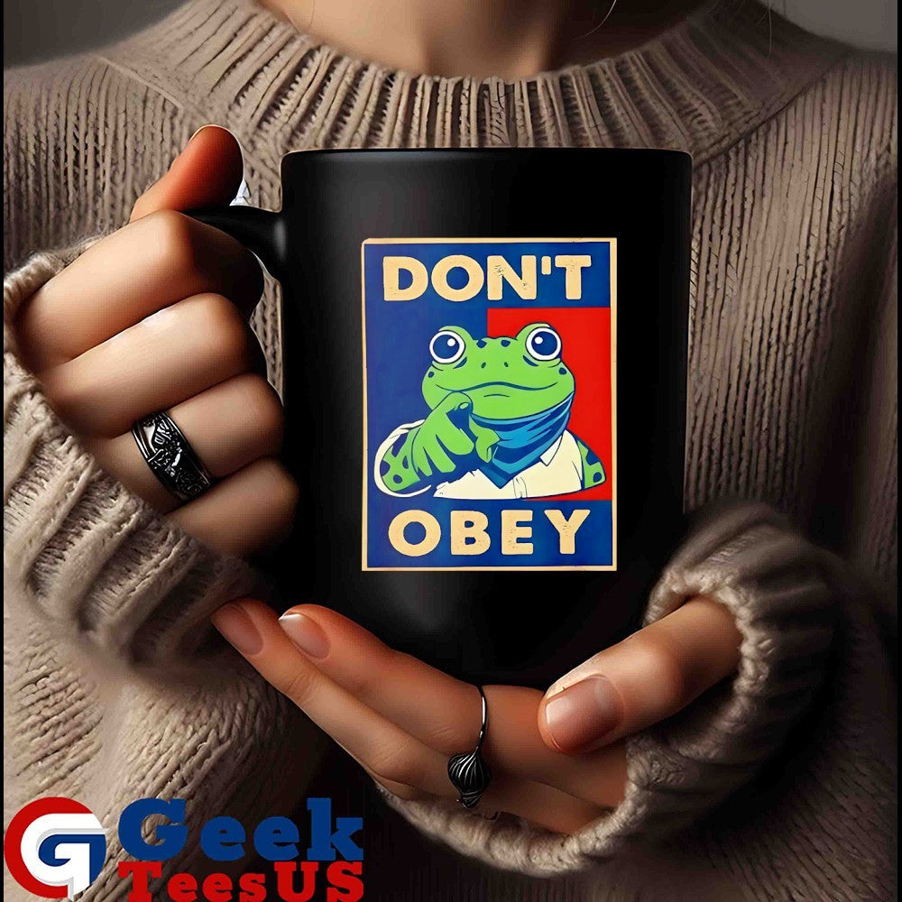 Don’t Obey Frog Portland Frog Protest shirt