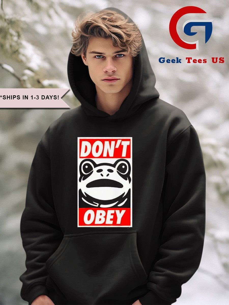 Dont Obey Portland Frog shirt