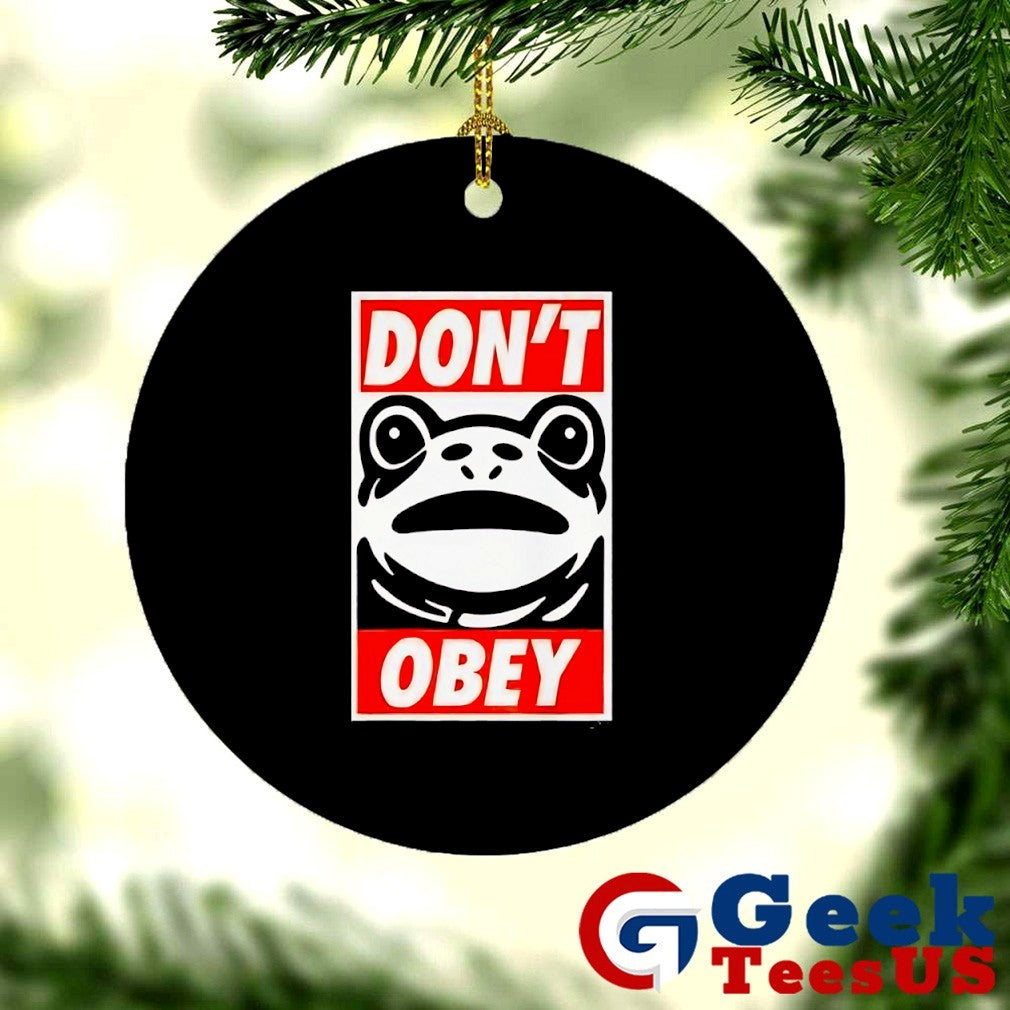 Dont Obey Portland Frog shirt