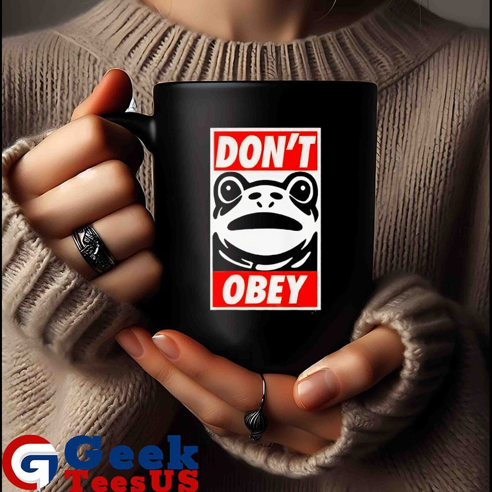 Dont Obey Portland Frog shirt