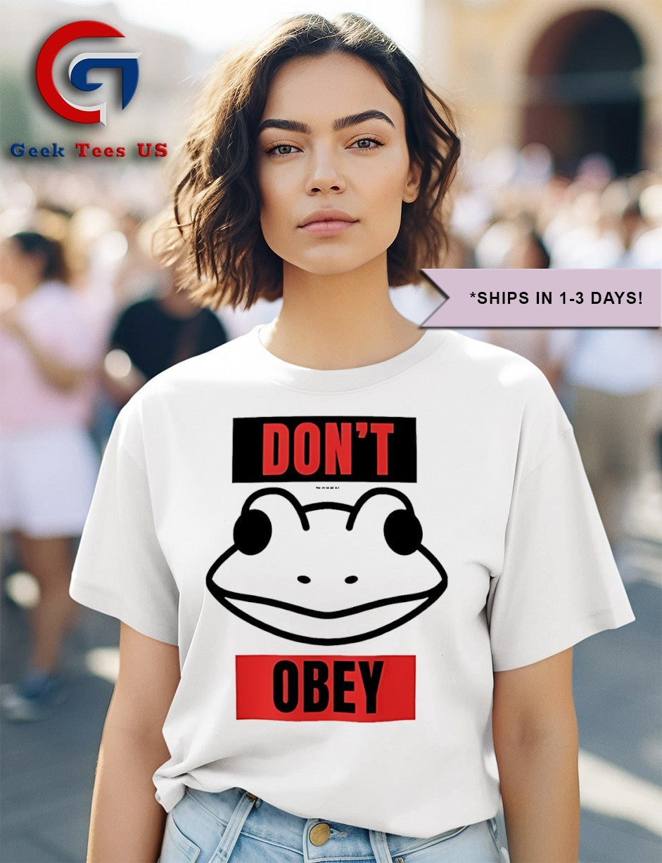 Don’t Obey Portland Frog Resistance shirt