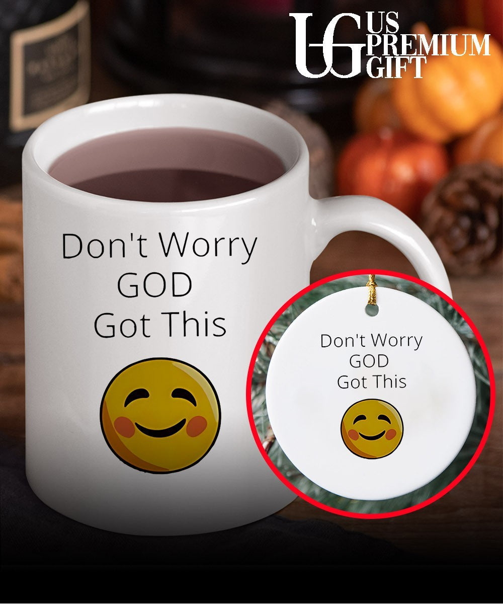 Don’t worry god got this smiley face shirt