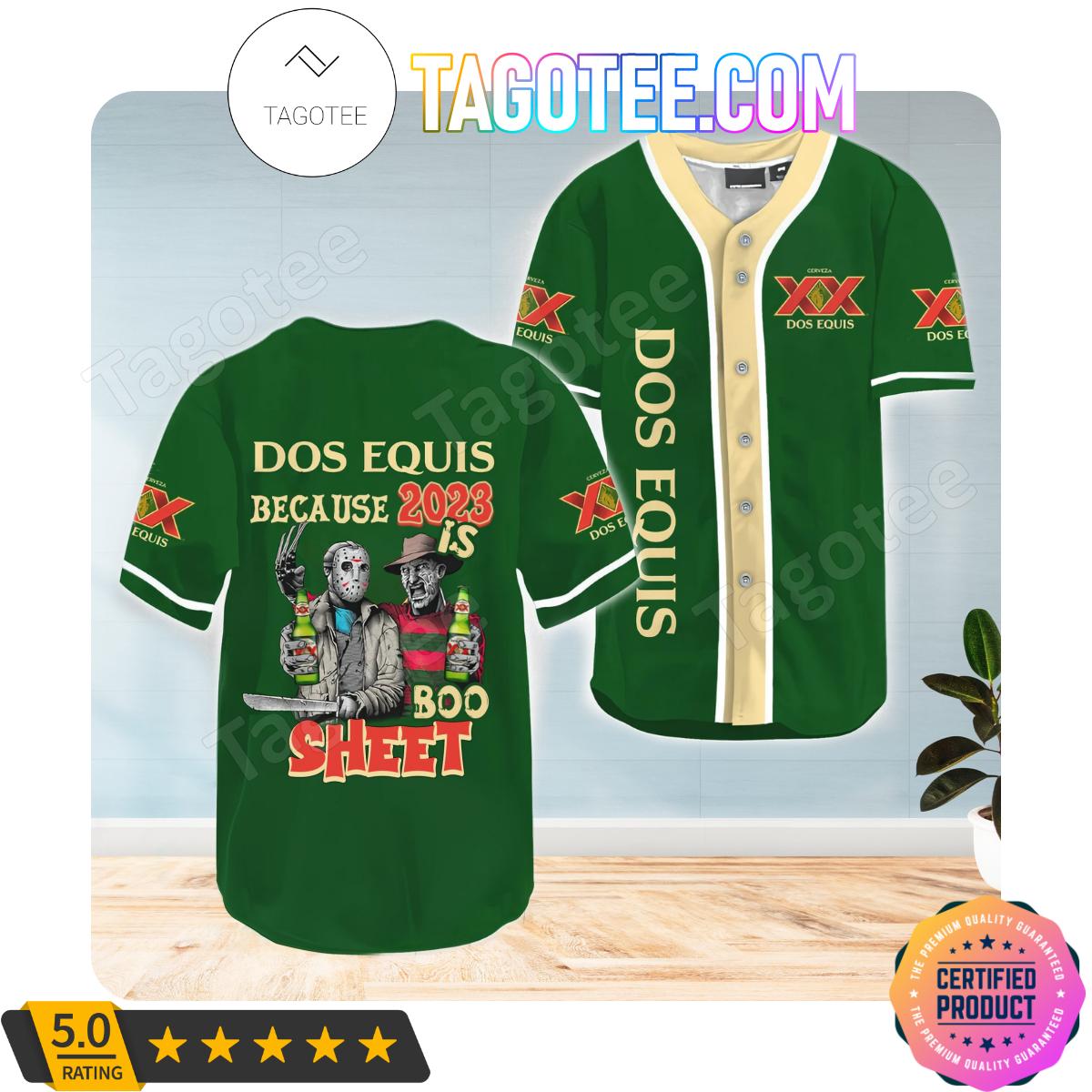 Dos Equis Freddy And Jason 2023 Boo Sheet Jerseys