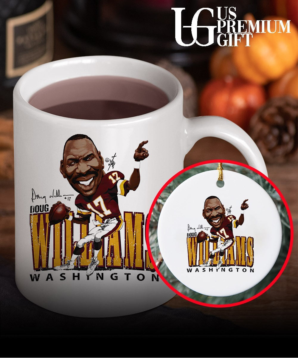 Doug Williams Washington Commanders MLB signature caricature shirt