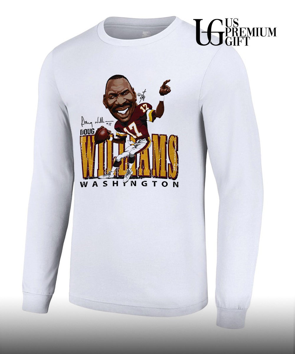 Doug Williams Washington Commanders MLB signature caricature shirt