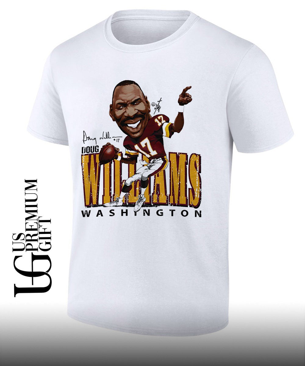Doug Williams Washington Commanders MLB signature caricature shirt