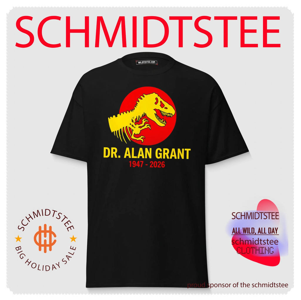 Dr Alan Grant Tribute Sam Neill Memorial shirt