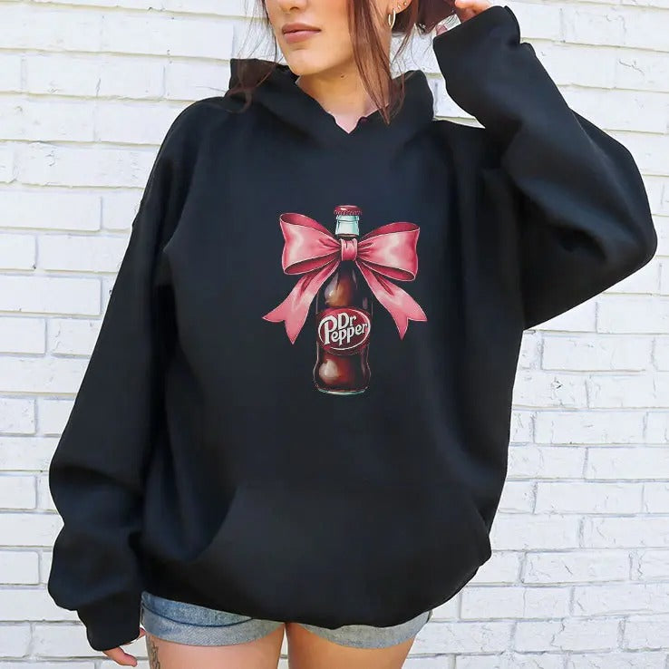 Dr Pepper Pink Bow Coquette T Shirt