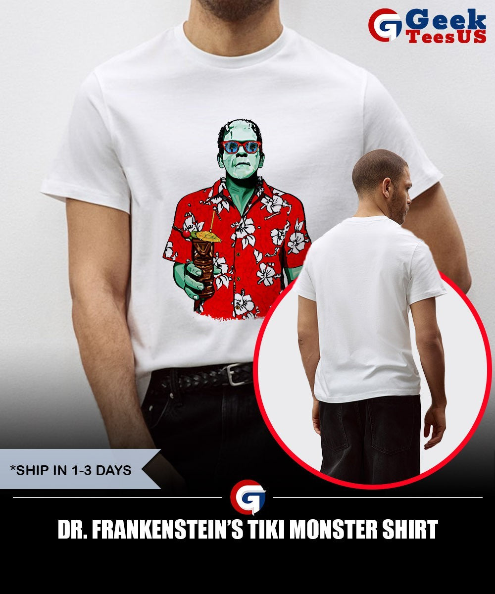 Dr. Frankenstein’s Tiki Monster shirt