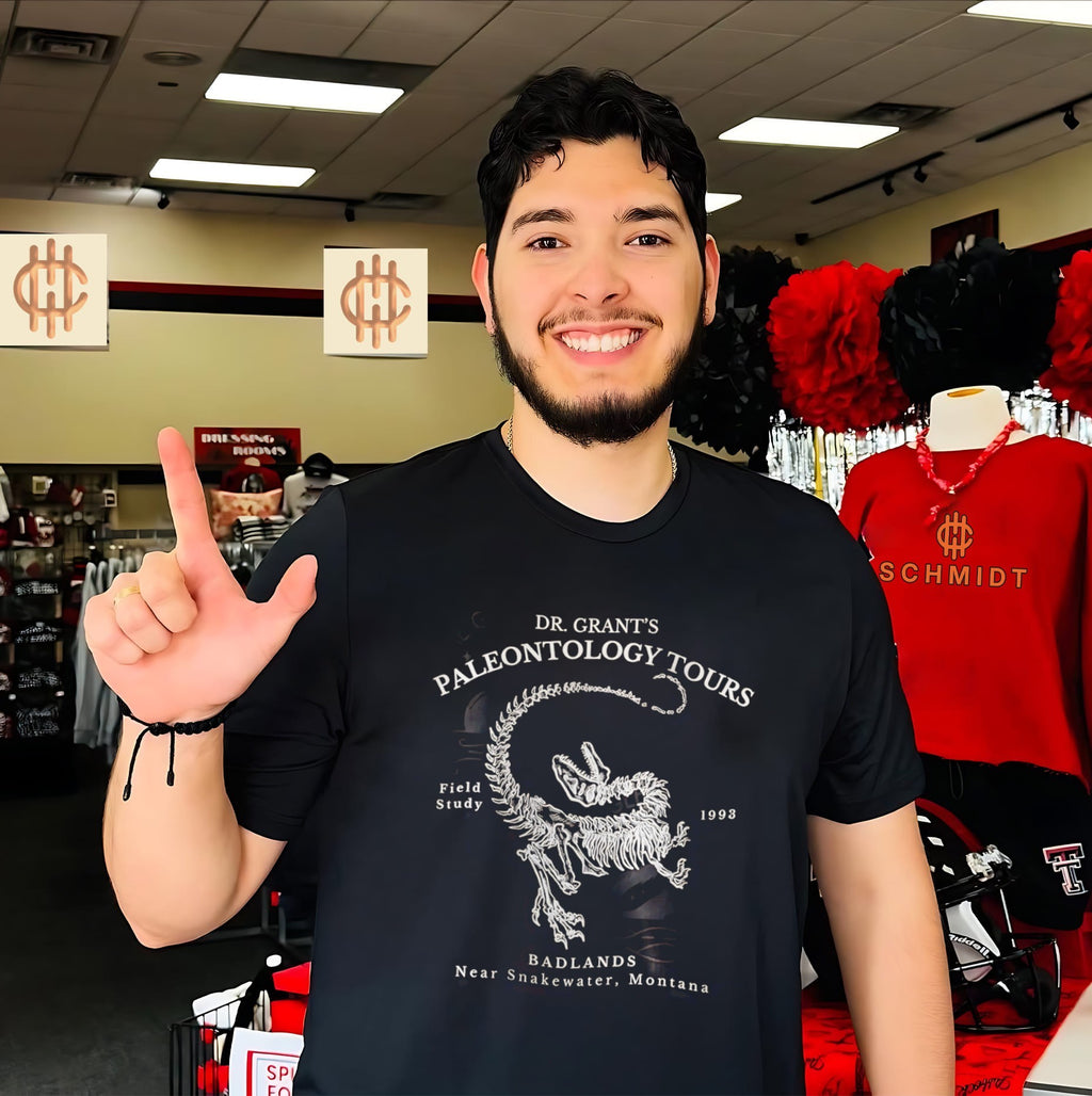 Dr. Grant’s Paleontology Tours Vintage Dinosaur Shirt