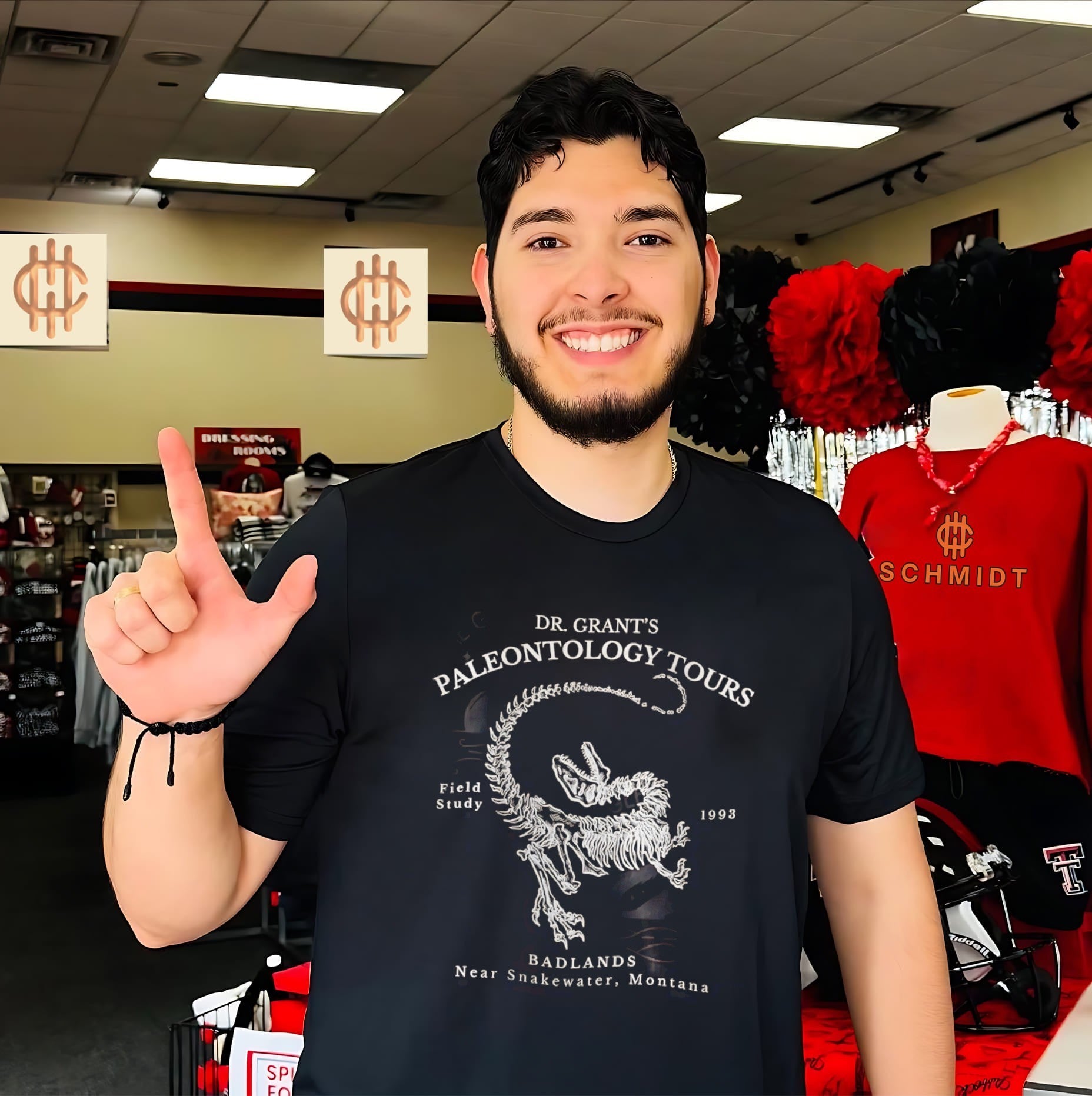 Dr. Grant’s Paleontology Tours Vintage Dinosaur Shirt