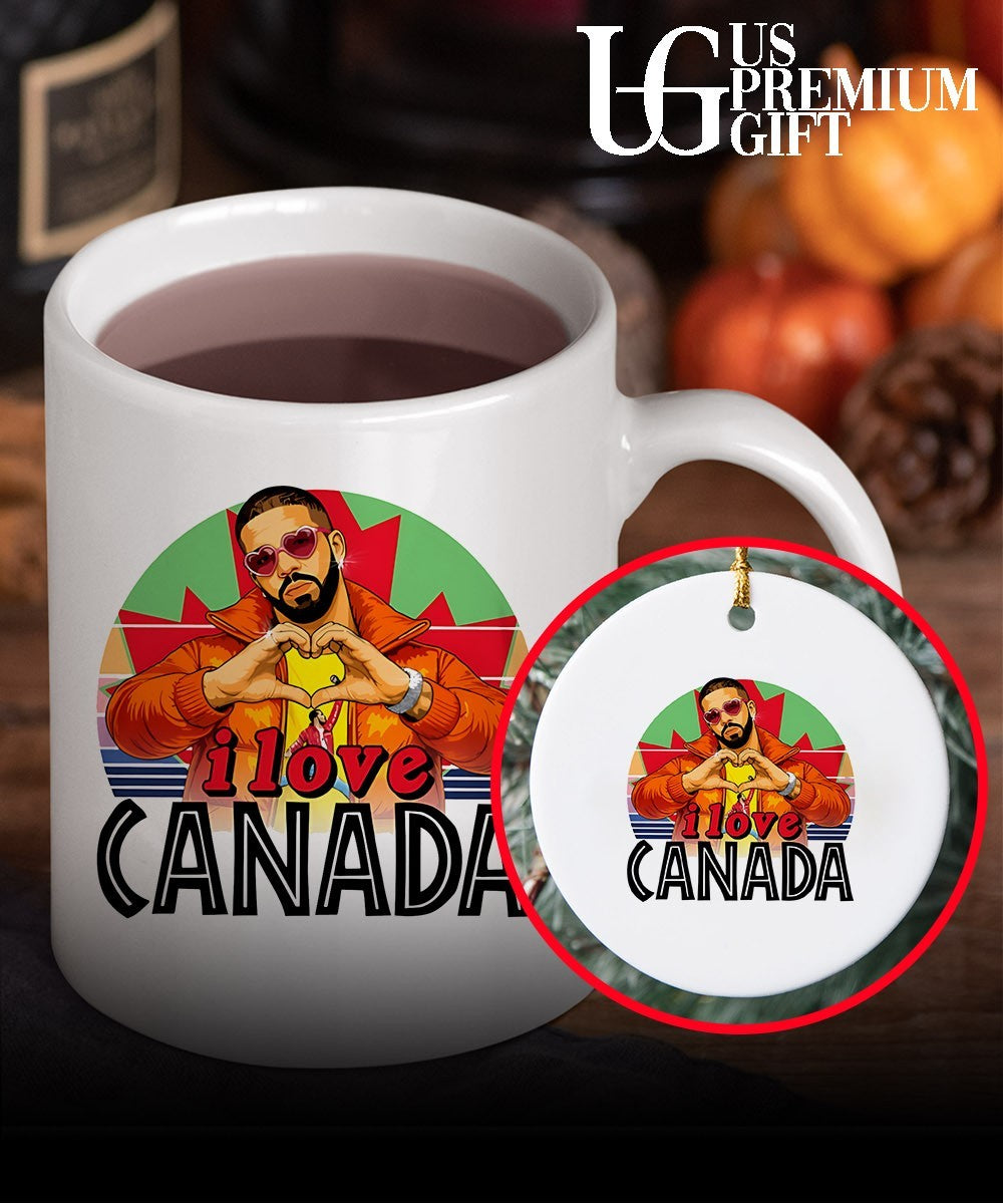 Drake I love Canada flag shirt