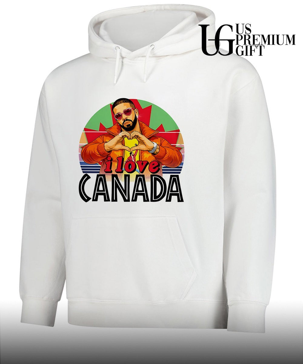 Drake I love Canada flag shirt