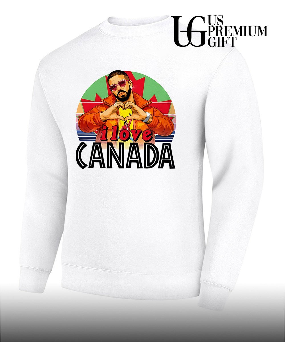 Drake I love Canada flag shirt