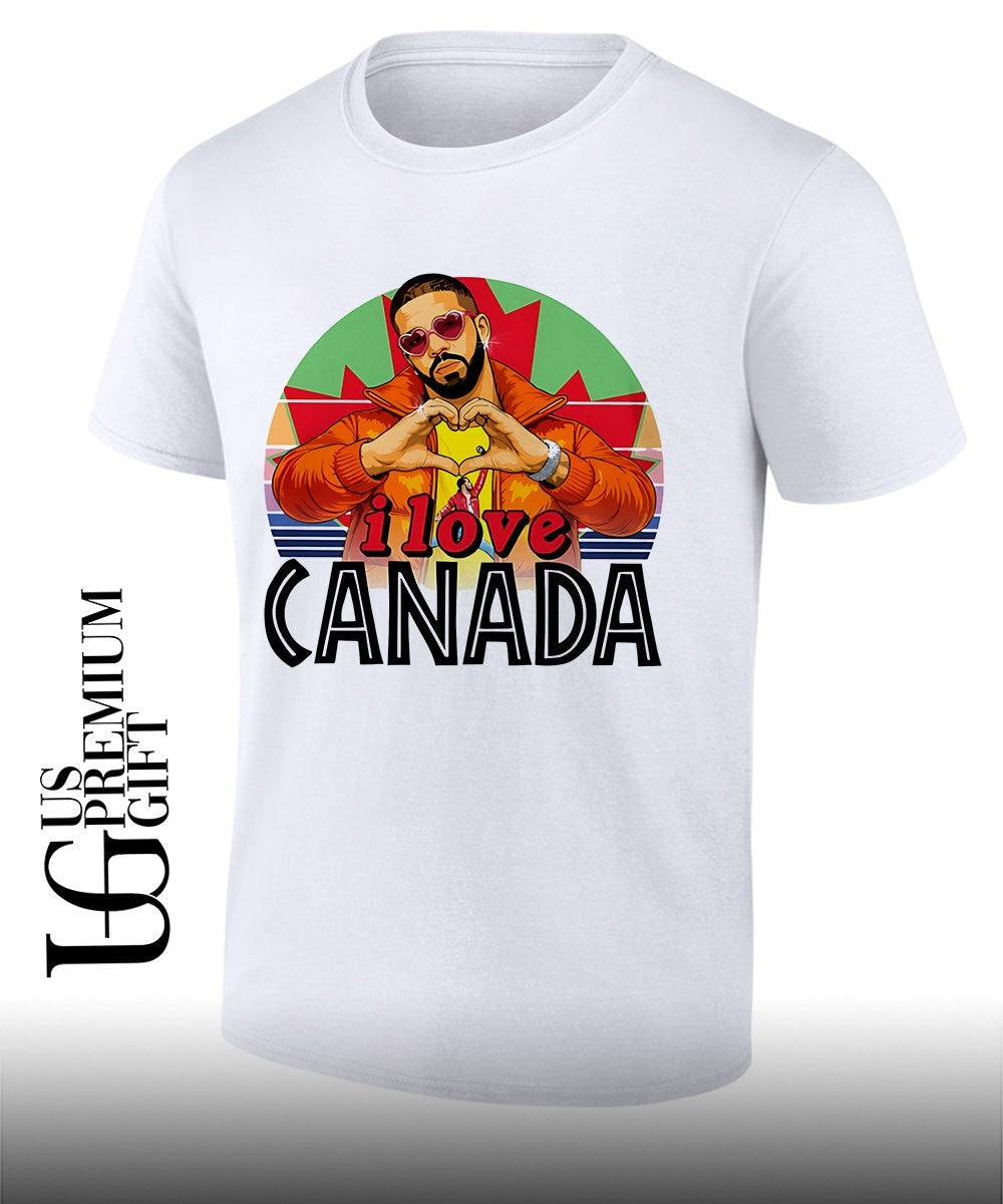 Drake I love Canada flag shirt