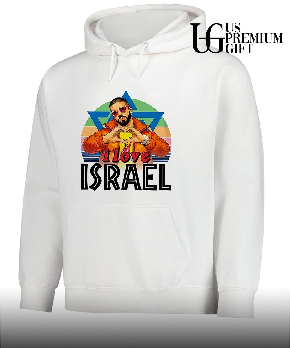 Drake I love Israel flag shirt