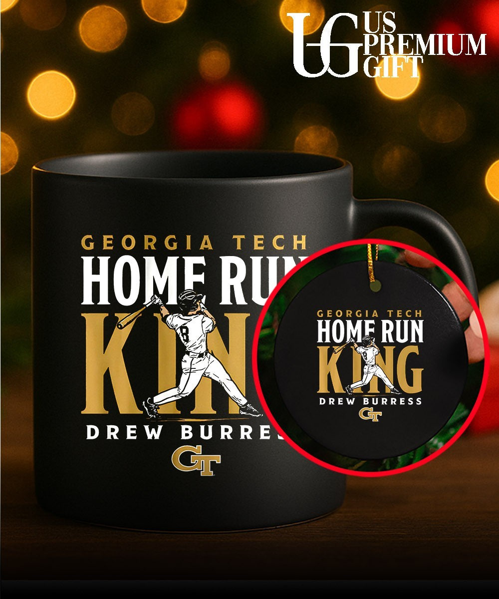 Drew Burress Home Run King Georgia Tech Yellow Jackets baseball shirt