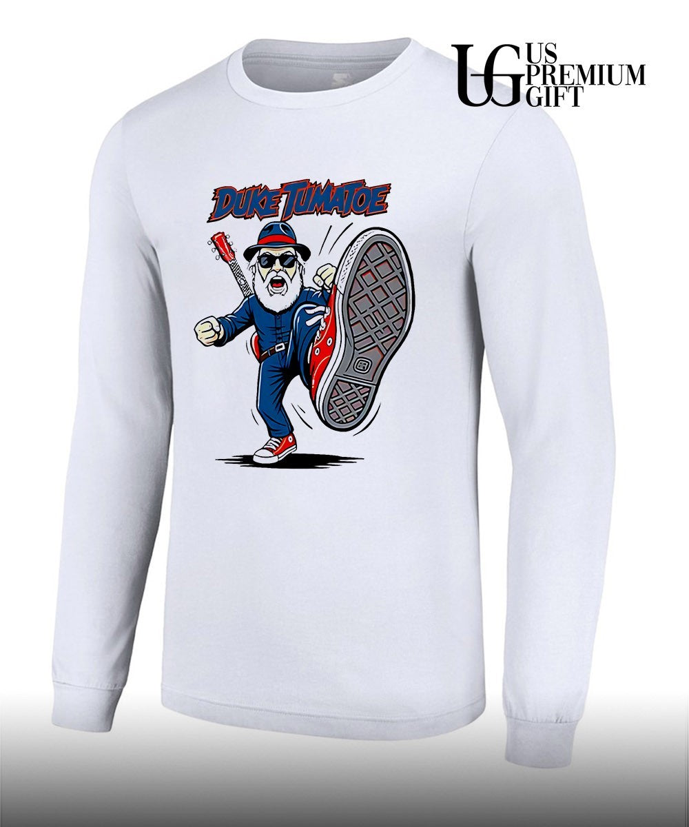 Duke Tumatoe Kicking Duke Kung Fu shirt