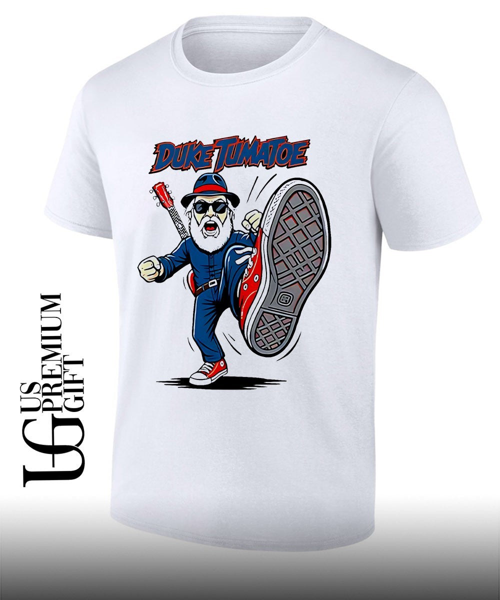Duke Tumatoe Kicking Duke Kung Fu shirt