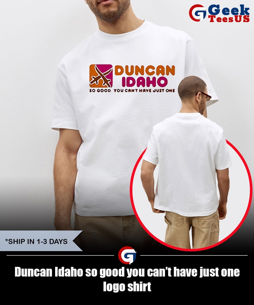 Duncan Idaho so good you can’t have just one logo shirt