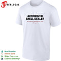 Duryea’s authorized shell dealer sign 66 Tuthill Road Montauk New York shirt