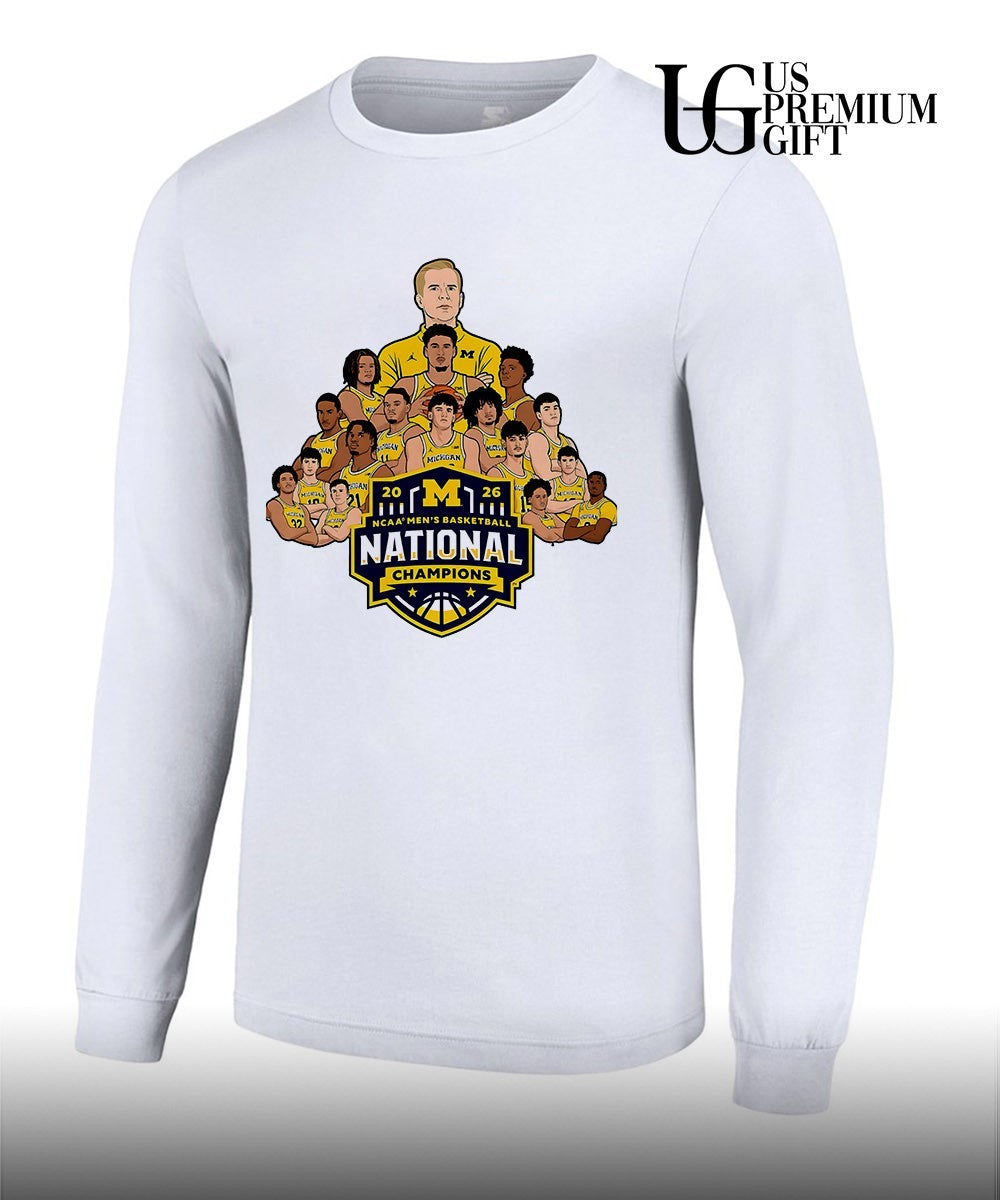 Dusty May coach Michigan Wolverines men’s basketball National Champions shirt