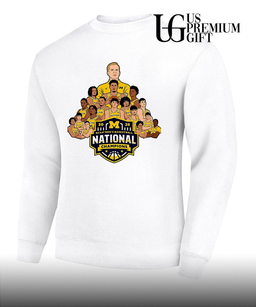 Dusty May coach Michigan Wolverines men’s basketball National Champions shirt