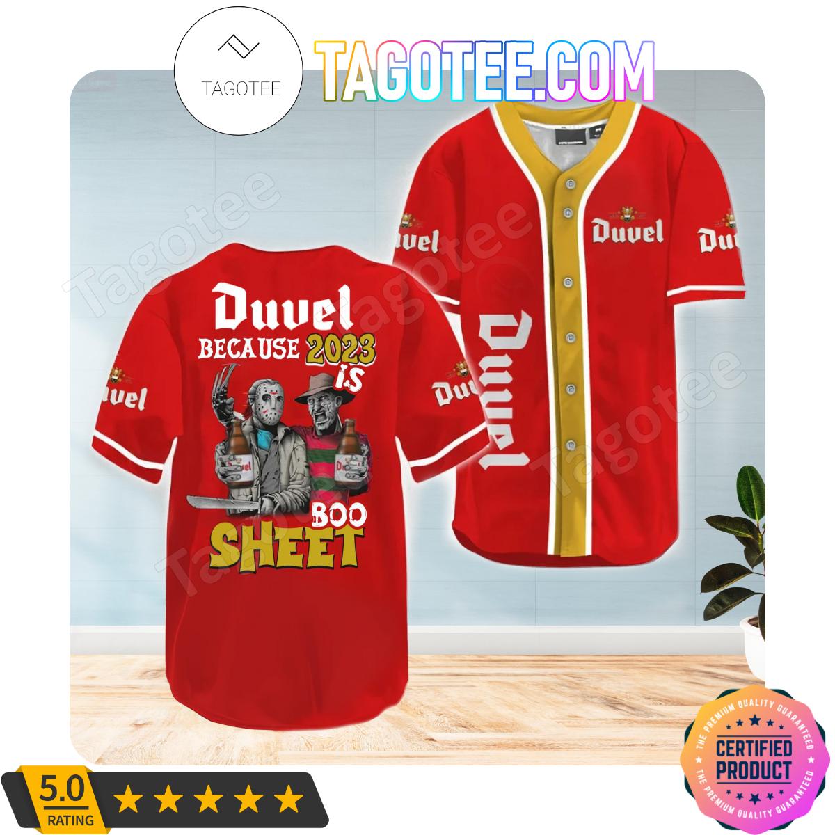Duuel Freddy And Jason 2023 Boo Sheet Jerseys