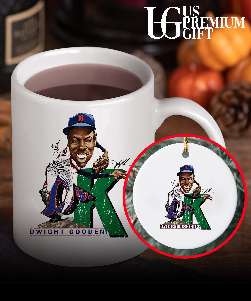 Dwight Gooden New York Mets MLB signature caricature shirt