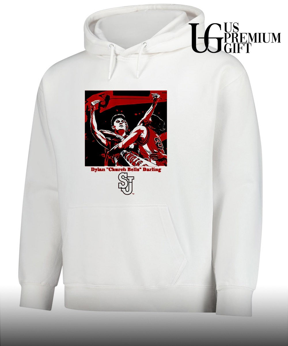 Dylan Church Bells Darling St John’s Red Storm men’s basketball logo shirt