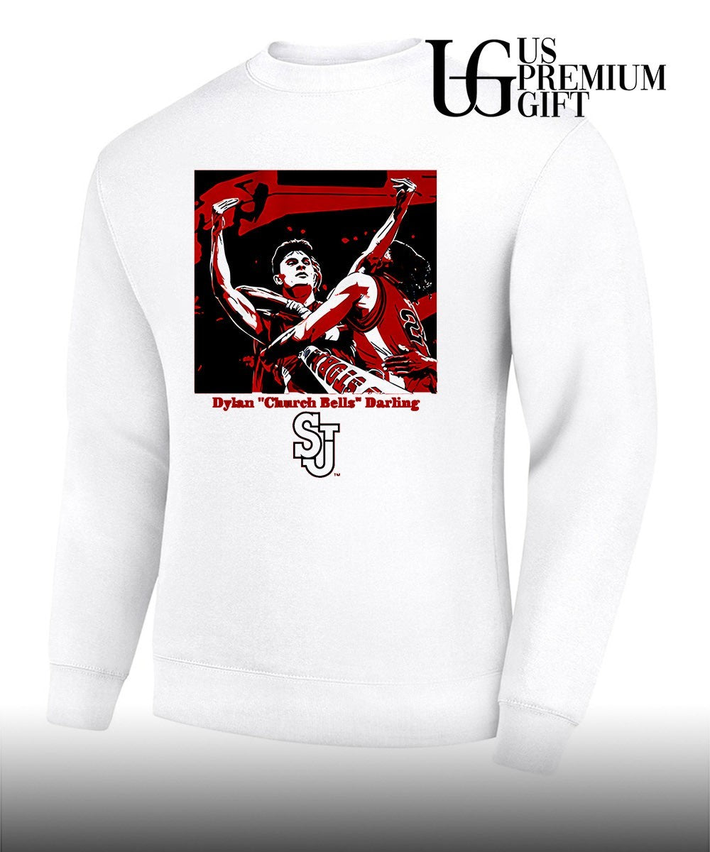 Dylan Church Bells Darling St John’s Red Storm men’s basketball logo shirt