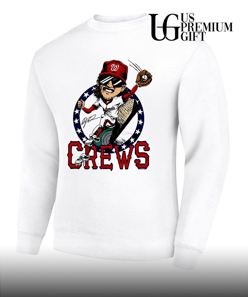 Dylan Crews Washington Nationals baseball caricature signature shirt