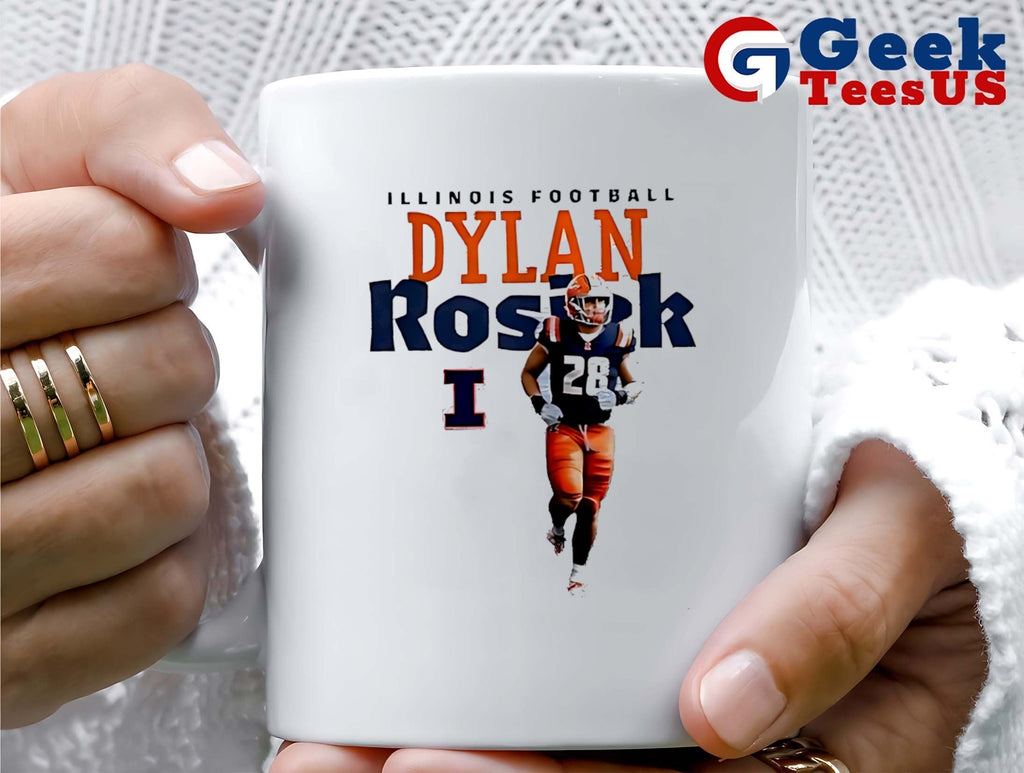 Dylan Rosiek Illinois Fighting Illini football graphic shirt
