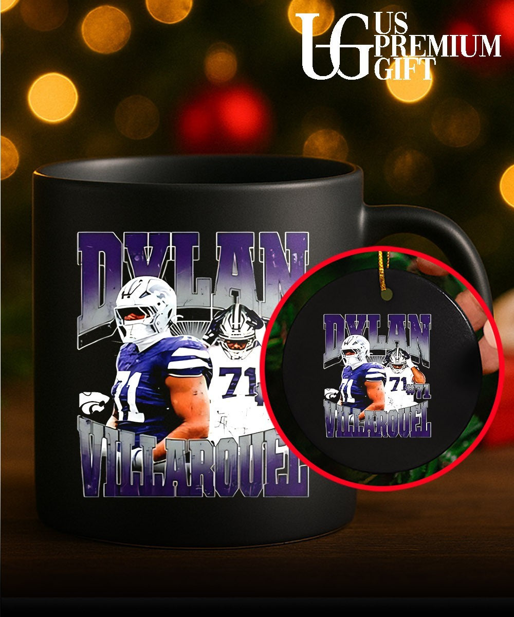 Dylan Villarouel Kansas State Wildcats football graphic shirt