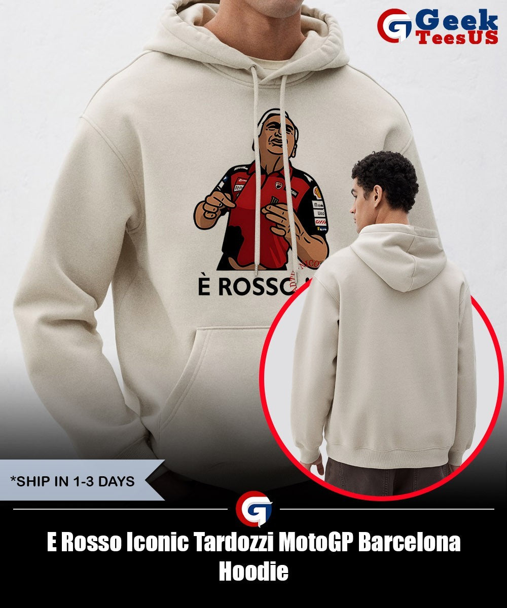 E Rosso Iconic Tardozzi MotoGP Barcelona shirt