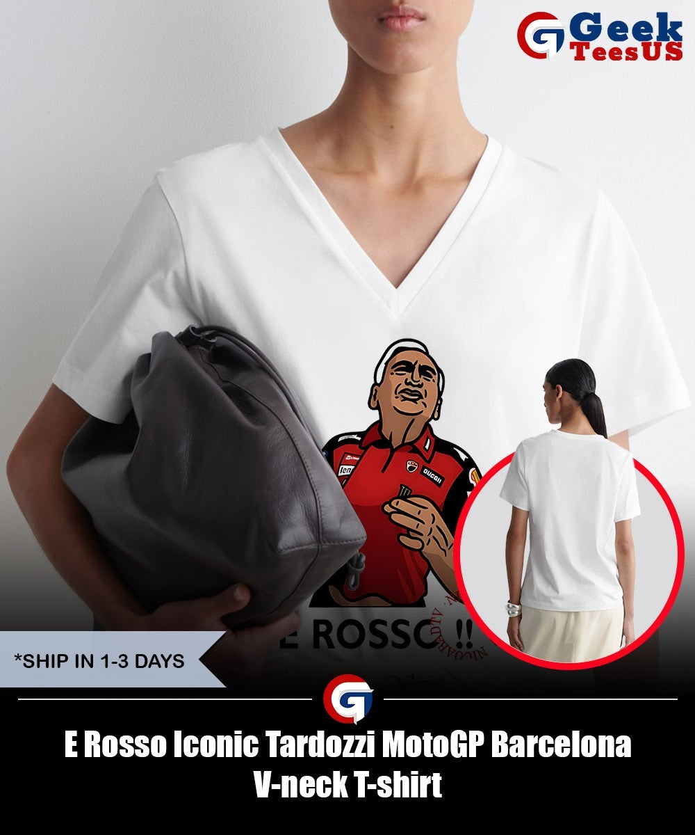 E Rosso Iconic Tardozzi MotoGP Barcelona shirt