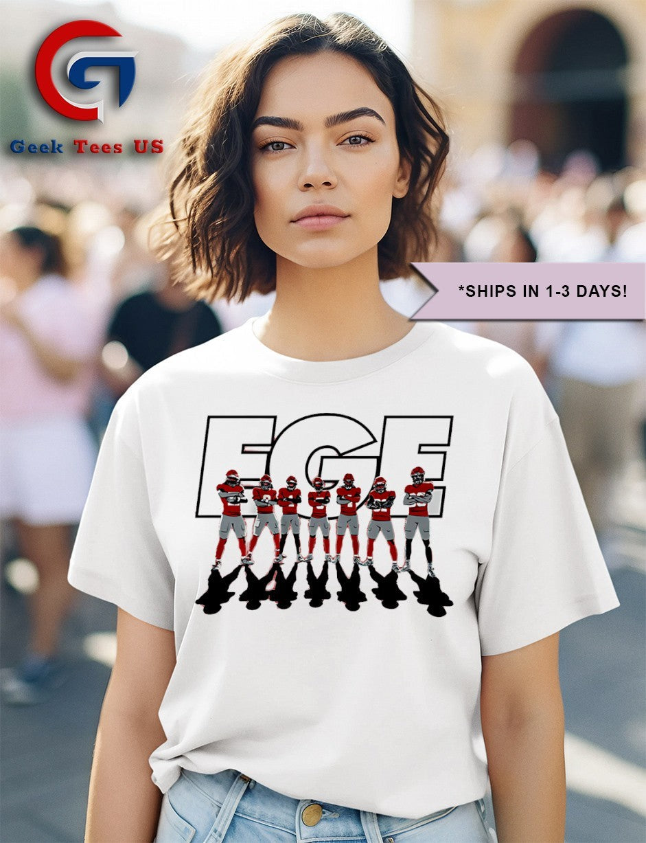 EGE Everybody Gotta Eat Kansas City Chiefs football silhouette shirt