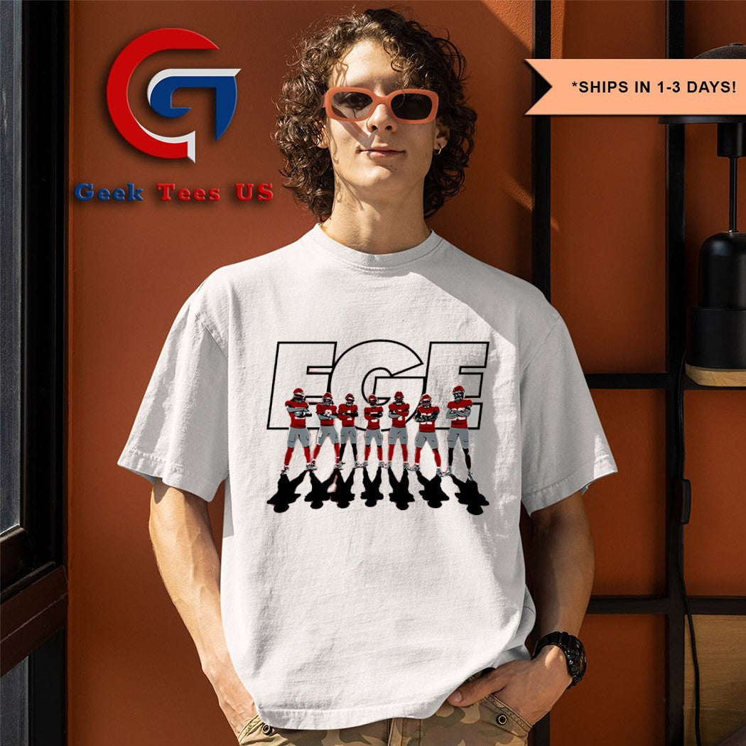EGE Everybody Gotta Eat Kansas City Chiefs football silhouette shirt