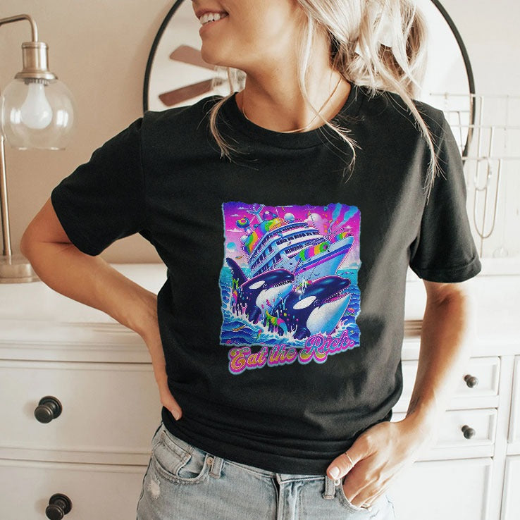 Eat The Rich Whale T Shirt