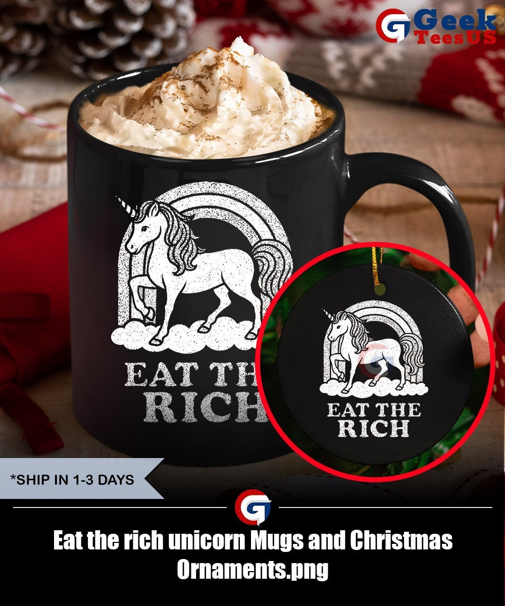 Eat the rich unicorn shirt