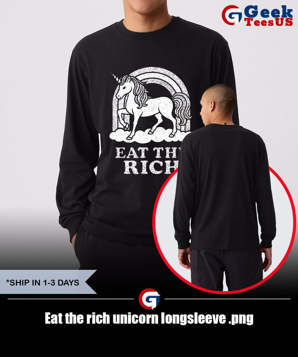 Eat the rich unicorn shirt