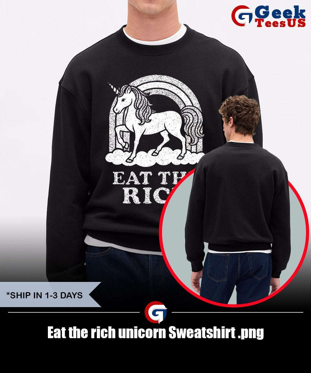 Eat the rich unicorn shirt