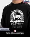 Eat the rich unicorn shirt