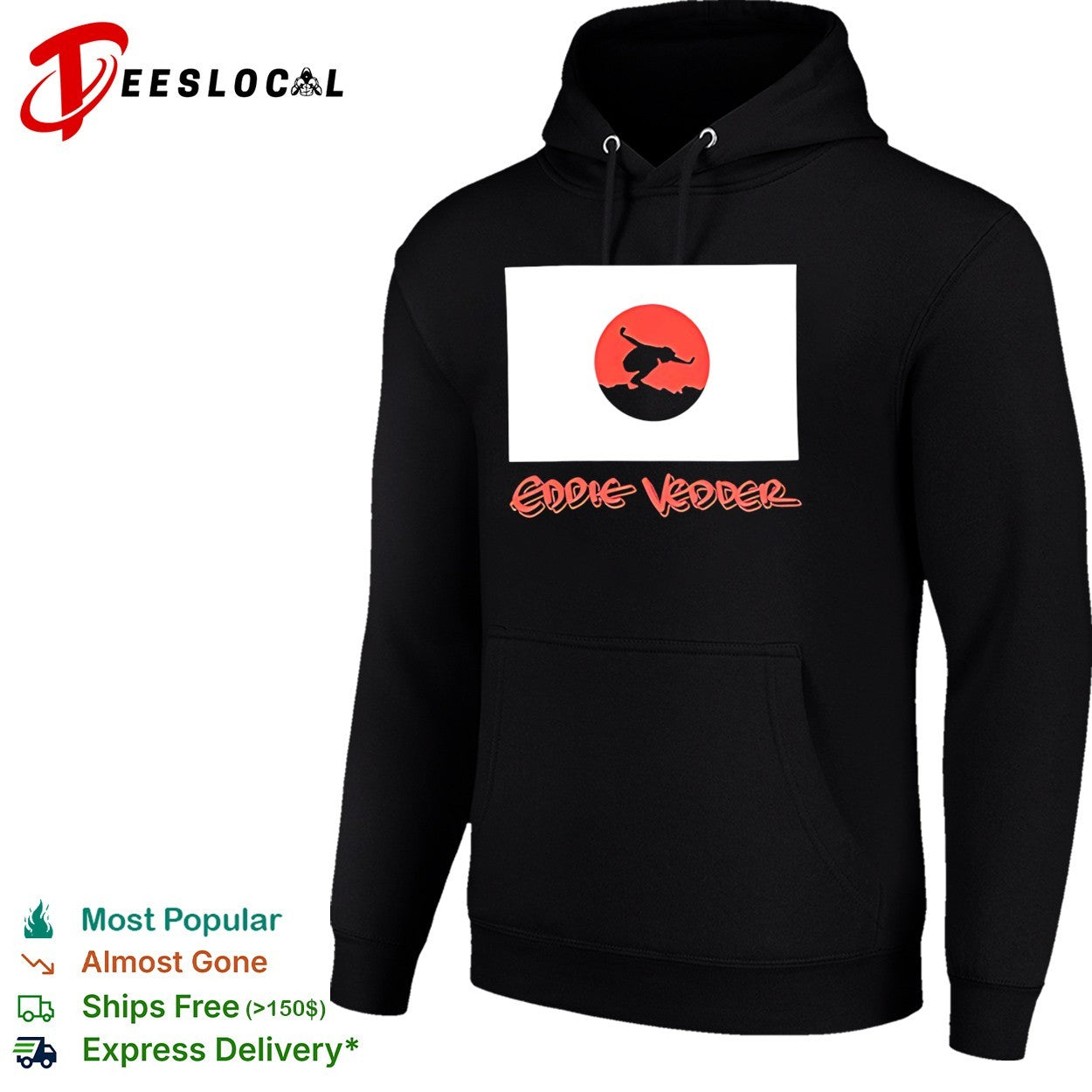 Eddie Vedder Japan rising sun flag shirt