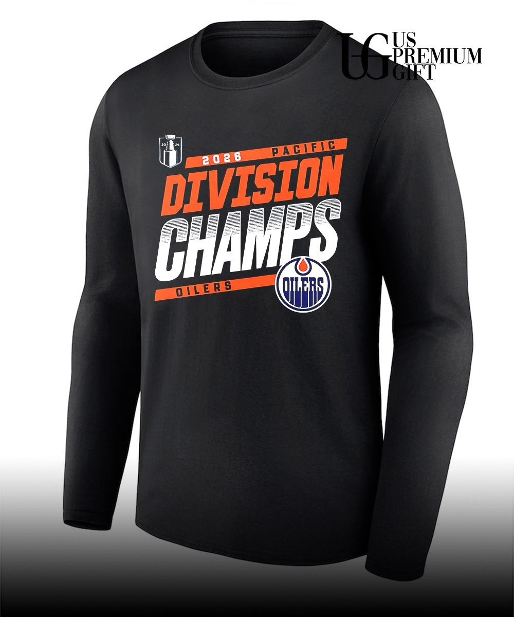 Edmonton Oilers hockey 2026 Pacific Division Champions shirt